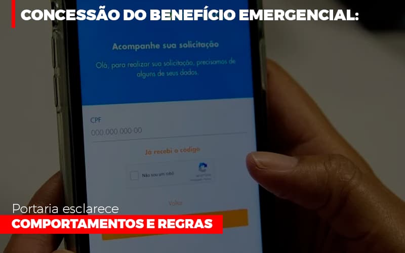 Concessao Do Beneficio Emergencial Portaria Esclarece Comportamentos E Regras Notícias E Artigos Contábeis - Contabilidade em São Paulo | Catana Assessoria Empresarial